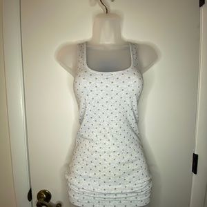 American Eagle Polka Dot Wifebeater Tank
